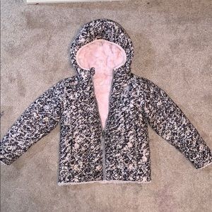Reversible North Face coat, 5T girls.